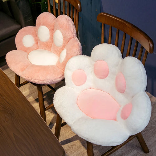 Load image into Gallery viewer, 60*70cm Bear Cat Paw Plush Seat Cushion Ins Lovely Home Decoration Floor Mat Stuffed Soft Chair Rest Cushion Dolls
