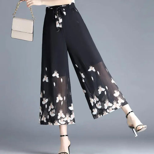 Load image into Gallery viewer, Black 10 Style Can Choose Women Pants Waist Strap Female Trousers Vetement Femme 2023 Wide Leg Pant Korean Fashion Harajuku v1
