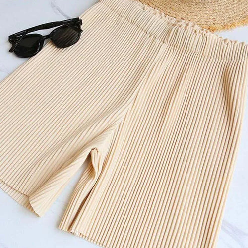 Load image into Gallery viewer, Women Shorts Harajuku Summer wide-leg Pants Leisure Loose Korean Style Solid Color woman&#39;s Shorts
