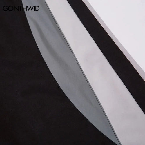 Load image into Gallery viewer, Vintage Sports Pants Y2K Patchwork Joggers Baggy Pants Streetwear 2024 Harajuku Hip Hop Loose Straight Thin Trousers Black Gray
