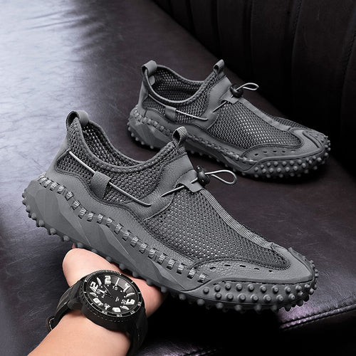 Load image into Gallery viewer, Brand Men&#39;s Shoes Breathable Mesh Loafers Shoes Handmade Platform Men&#39;s Casual Shoes Luxury Men Moccasins Designer Men&#39;s Sneaker
