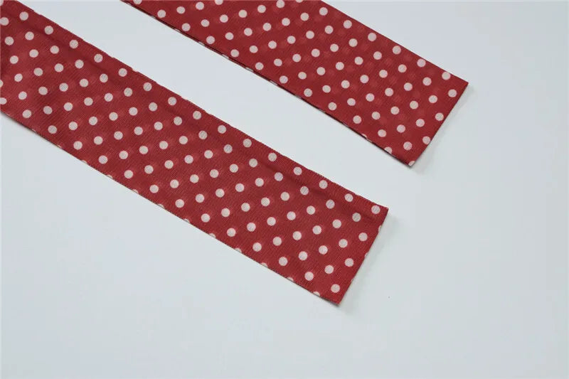 Scarf Collar Polka Dot Mini Dress Women Robe Fashion Off-shoulder Backless Sleeveless Ruffled Club Party Dress Vestido