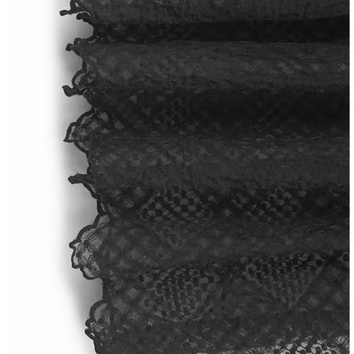 Load image into Gallery viewer, Women Black Mesh Bandage Perspective Elegant Vest Dress New Round Neck Sleeveless Fashion Spring Summer  2025  1DJ0918
