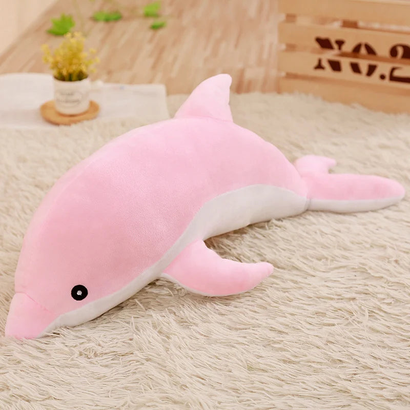 30cm Lovely Dolphin Whale Shark Plush Toys Stuffed Soft Cute Animal Dolls Sofa Decor Baby Pillow Cushion for Kids Children Gifts