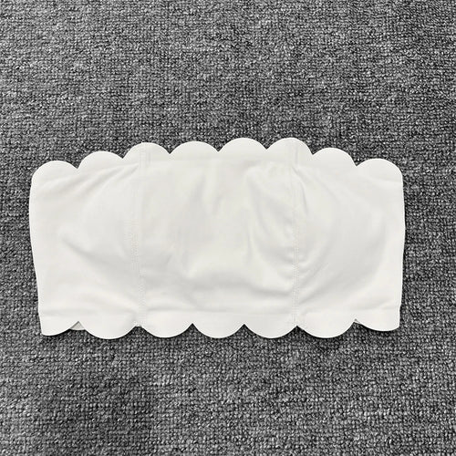 Load image into Gallery viewer, Non-slip Insert Sports Bra Women Fitness Intimate Strapless Bustier Bandeau Wrapped Chest Fitness Tops Sports Underwear Yoga Bra
