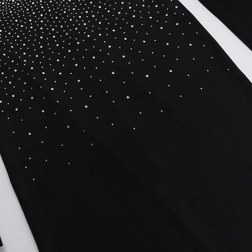 Load image into Gallery viewer, Glitter Spaghetti Strap Sexy Maxi Dress For Women Black Sparkle Off-shoulder Backless Bodycon Club Party Long Dress
