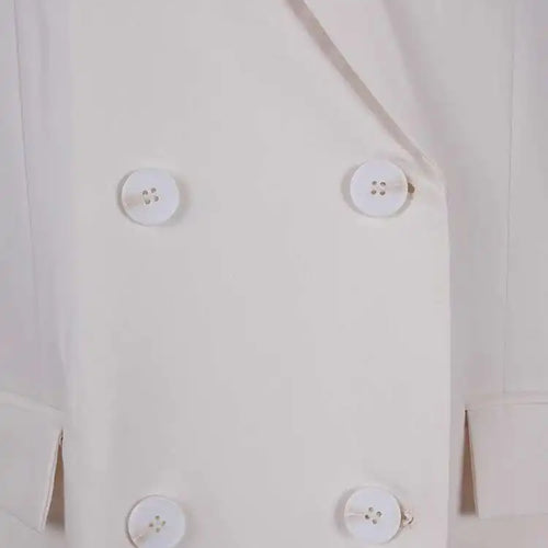 Load image into Gallery viewer, Women Beige Double Breasted Big Size Long Blazer New Lapel Long Sleeve Jacket Fashion Tide Spring Autumn 2025 1LD2046
