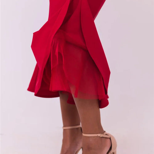 Load image into Gallery viewer, Sleeveless Fishtail Maxi Dress For Women Autumn New Halter Deep V Neck Backless Bodycon Party Sexy Long Dress Elegant
