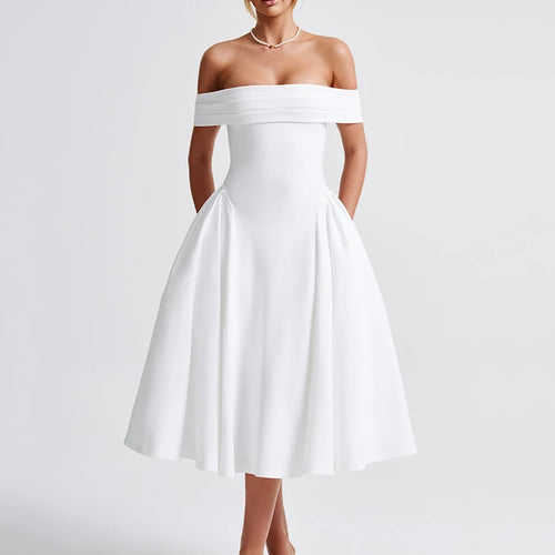 Load image into Gallery viewer, Elegant Strapless High Stretch Tight Long Dress For Women Pleated Party Club Evening Dress Sexy Backless Vestido Female
