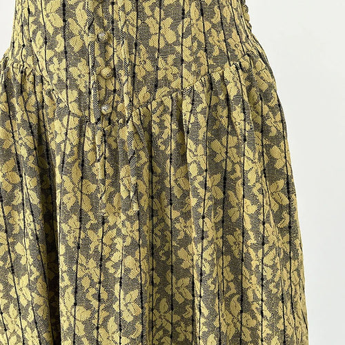 Load image into Gallery viewer, Women Green Printed Bandage Long Spaghetti Strap Dress New V-Neck Sleeveless Fashion Tide Spring Summer 2025 1DJ1311
