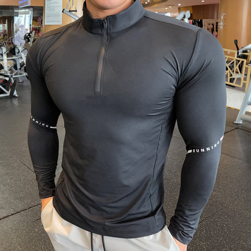 Load image into Gallery viewer, Gym Elasticity Sweatshirt Fitness Trainer Compression Sport T-shirt for Running Exercise Bodybuilding LongSleeves Tops Plus Size
