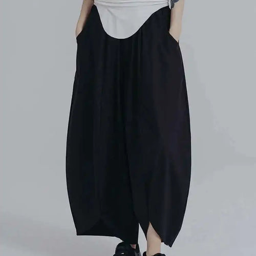 Load image into Gallery viewer, High Elastic Waist Army Green Irregular Wide Leg Trousers New Loose Fit Pants Women Fashion Spring Autumn 2025 1DE8420
