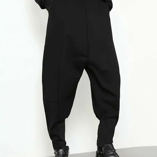 Load image into Gallery viewer, High Elastic Waist Black Pockets Casual Harem Pants New Loose Fit Trousers Women Fashion Tide Spring Autumn 2025 1DF4689
