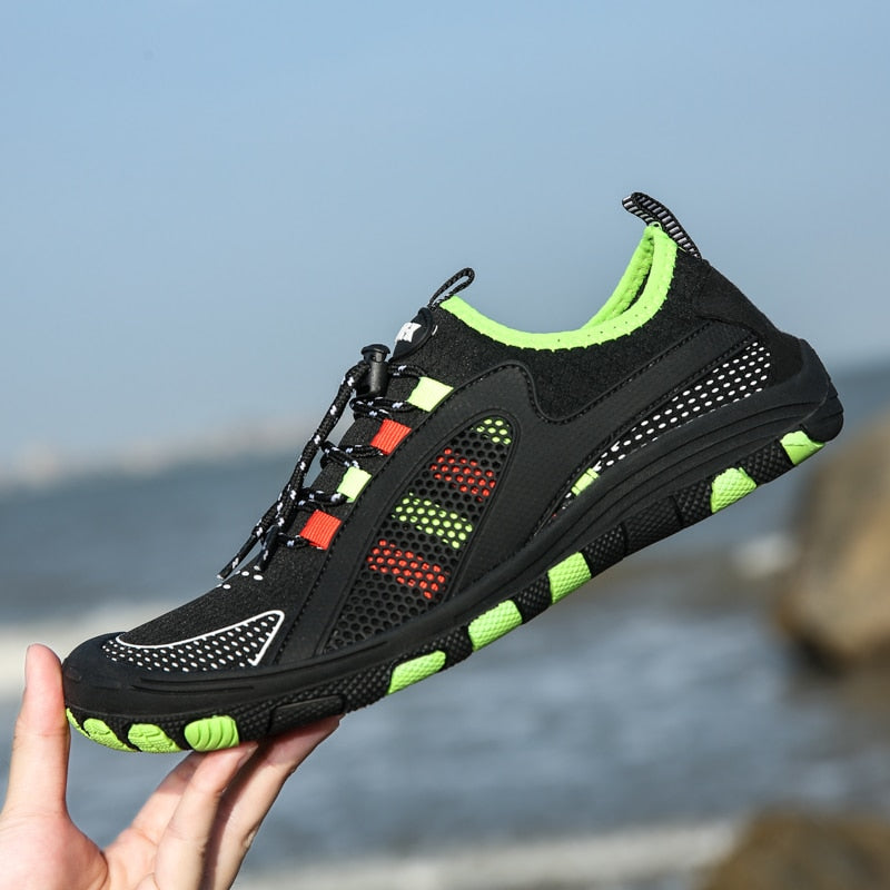 High Quality Men Aqua Shoes Quick Dry Swimming Shoes Unisex Outdoor Walking Sneakers Breathable Beach Shoes Casual Trainers Shoe