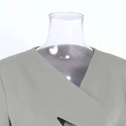 Load image into Gallery viewer, Women Gray Button Cross Hollow Out Elegant Blazer New V-neck Long Sleeve Jacket Fashion Tide Spring Autumn 2025 CPDB002
