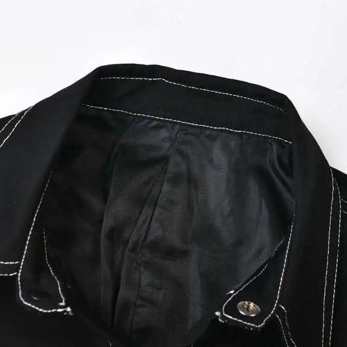 Load image into Gallery viewer, Black Jacket Big Size Wide Leg Pants Two Piece Suit New Lapel Long Sleeve Women Fashion Tide Spring Autumn 2025  CPG0425
