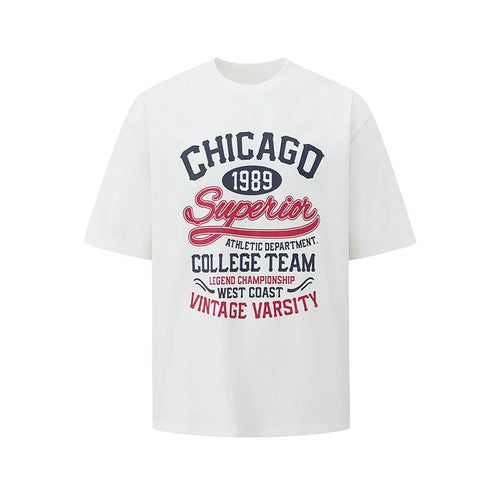 Load image into Gallery viewer, Korean New Summer Men's T-shirts Letter Printed Short Sleeved T-shirt Loose Round Collar Korean Stylish Male Top 9W1631
