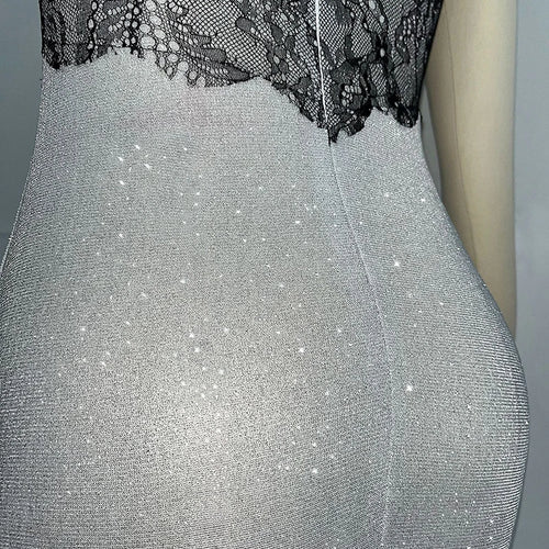 Load image into Gallery viewer, Sleeveless Sexy Sequins Strapless Thigh Slit Maxi Dress For Women High Waist Off-shoulder Sexy Club Party Evening Dress
