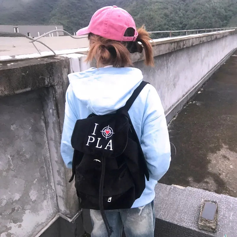 Japanese Y2k Blue Hoodies Vintage 2000s Style Sweatshirts Harajuku Aesthetics Letter Print Hooded Tops American Retro