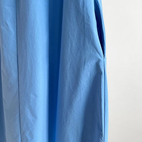 Load image into Gallery viewer, Women Blue With Bag Brief Elegant Long Vest Dress New Round Neck Sleeveless Fashion Tide Spring Autumn 2025 1DJ1112
