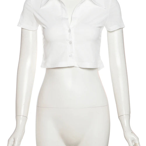 Load image into Gallery viewer, Fashion 3-Piece Set Women Mini v-Neck Buttons Blouse+Plaid Halter Bra+Shirring Tassel Skirts Street Hottie Sexy Suits
