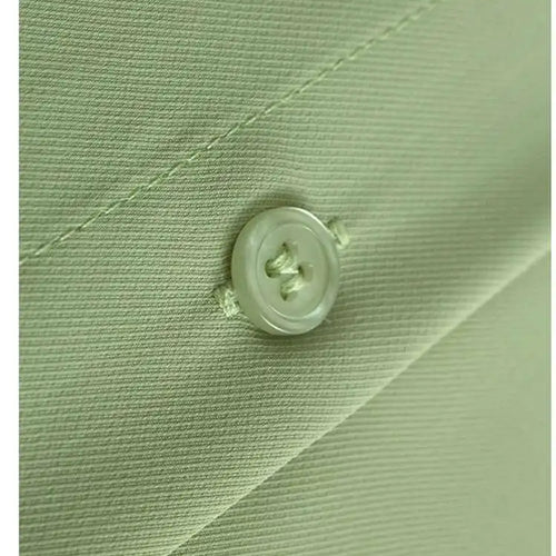 Load image into Gallery viewer, Women Green Hem Irregular Pleated Big Size Shirt Dress New Lapel Long Sleeve Fashion Tide Spring Autumn 2025 1DH6769
