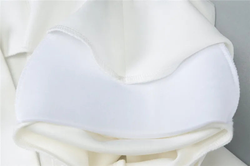 Deep V Neck Long Sleeve Sexy Mini Dress For Women Fashion Two Pocket High Waist A-line Club Party Sexy Dress Elegant