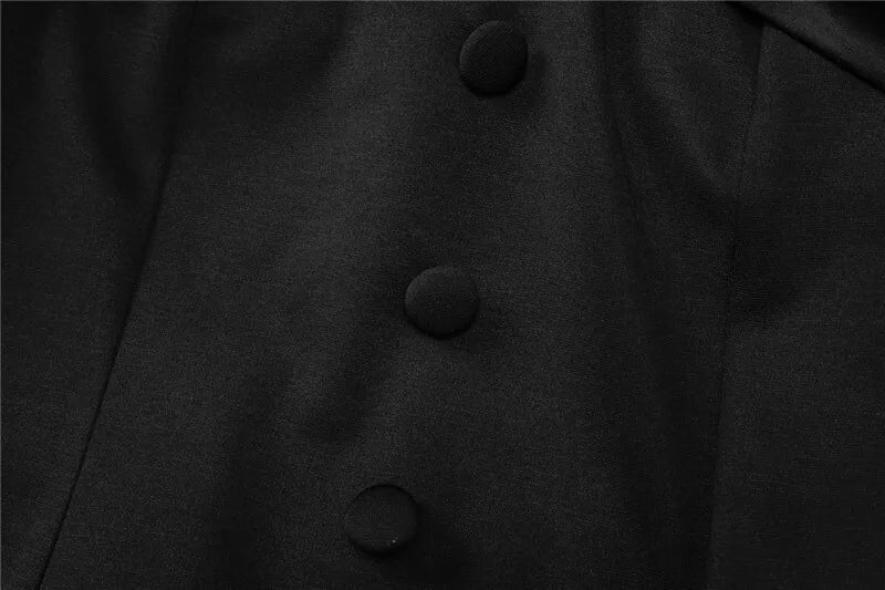 Off-shoulder Long Flare Sleeve Sexy Mini Blazer Dress For Women Autumn Winter New Strapless Backless Elegant Dress