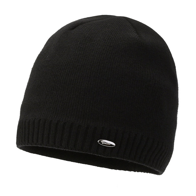 Kpop Winter Men's Caps Women Knitted Beanie Hats Ski Cap Male Keep Warm Thicken Outdoor Fleece Winter Hat