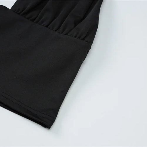 Load image into Gallery viewer, Elegant Summer 2 Piece Sets Women Metal Ring Crop Tops And Maxi Skirt Female Fashion Solid Lace-up Beach Two Piece Sets
