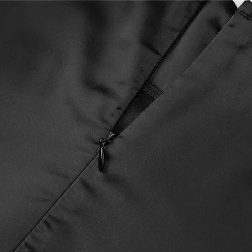 Load image into Gallery viewer, Halter Backless Sexy Maxi Dress For Women Black Satin Hollow Out Sleeveless Strapless Bodycon Club Long Dress Elegant
