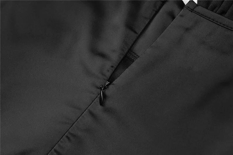 Halter Backless Sexy Maxi Dress For Women Black Satin Hollow Out Sleeveless Strapless Bodycon Club Long Dress Elegant