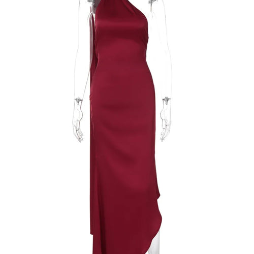 Load image into Gallery viewer, Scarf Collar Backless Sexy Maxi Dress For Women Gown Fashion Strapless Sleeveless High Waist Bodycon Club Long Dress
