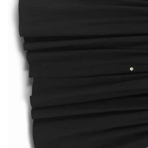 Load image into Gallery viewer, Women Black Big Size Elegant Shirt Dress Brief Pleated Hem New Lapel Long Sleeve Fashion Tide Spring Autumn 2025 1DH9327
