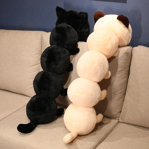 Load image into Gallery viewer, 50/80/130CM Creative Cat Caterpillar Plush Toys Stuffed Soft Animal Long Pillow Funny Bed Cushion for Children Kids Gift
