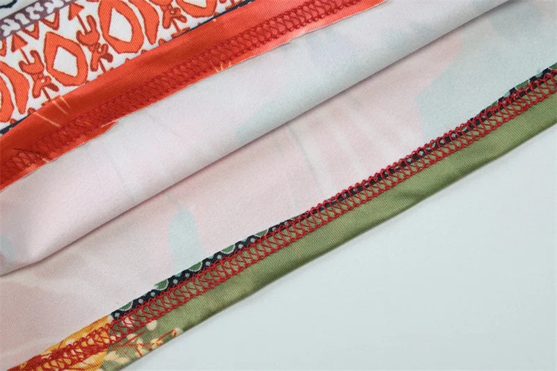 Leopard Print Sexy 2 Piece Sets Women Summer Fashion Lace-up Halter Crop Tops And Maxi Skirt Female Party Two Piece Set