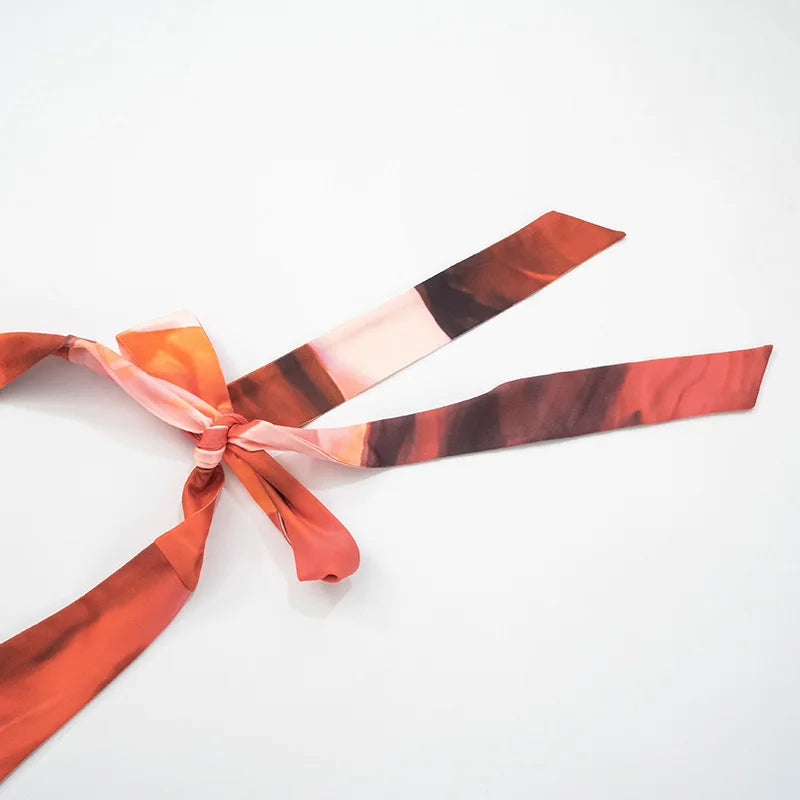 Halter Deep V Neck Print Sexy Maxi Dress For Women Fashion Lace-up Sleeveless Backless Bodycon Printed Long Dress