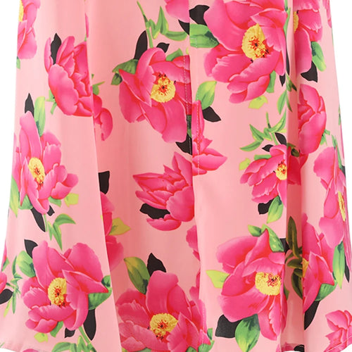 Load image into Gallery viewer, Hit Color Print Skirts For Women High Waist Folds A Line Bodycon Summer Skirt Female Fashion Style Clothing
