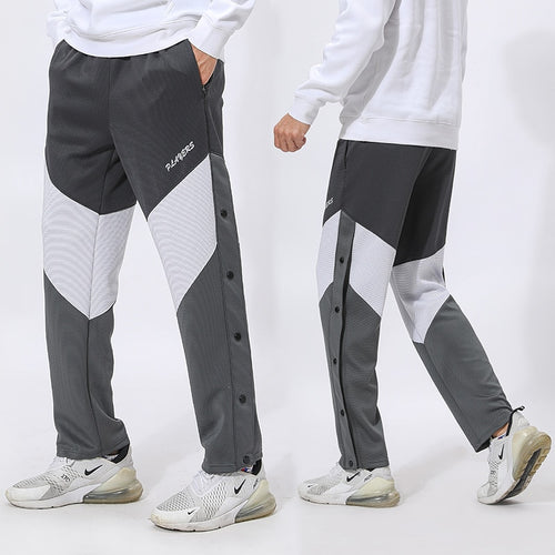 Load image into Gallery viewer, Mens Buttons Pants Running Sports Trousers Male Casual Jogging Basketball Football Sweatpants Outdoor Athletics Loose Plus Size
