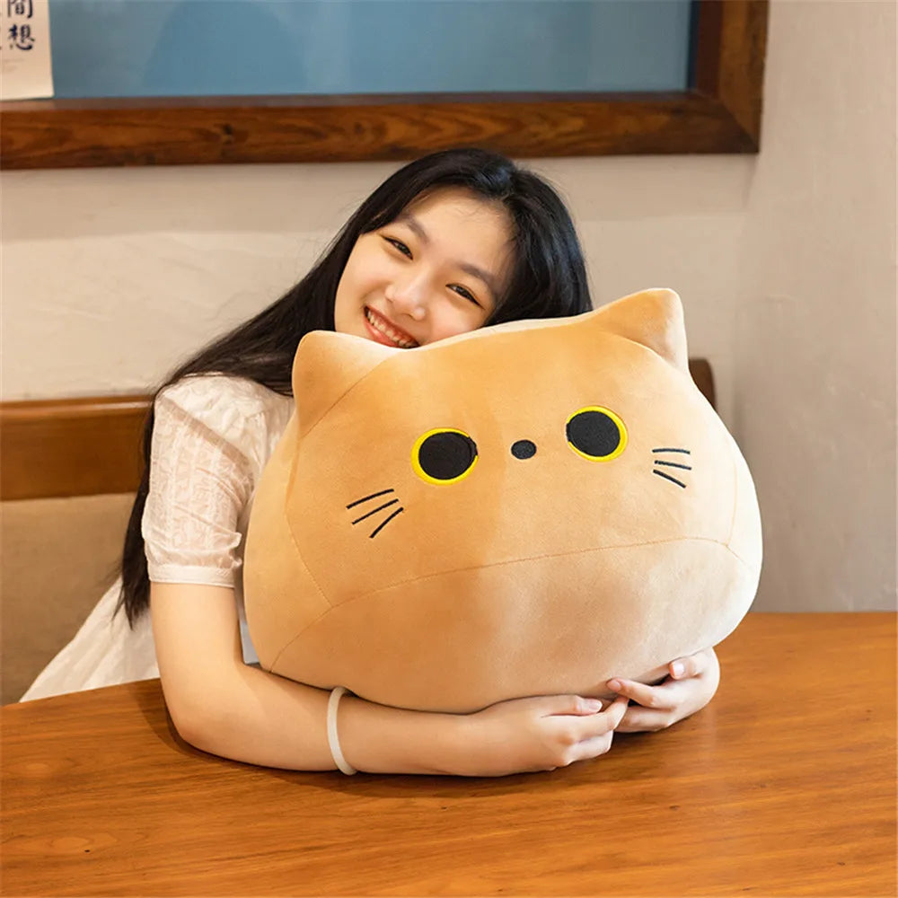 Black Cat Plush Toy Plushie Kitten Pillow Soft Plush Doll Cat Plushie Cat Pillow Stuffed Animal Soft Plush Pillow For Girls Toys