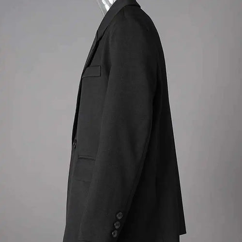 Load image into Gallery viewer, Women Black Irregular Single Button Big Size Blazer New Lapel Long Sleeve Jacket Fashion Tide Spring Autumn 2025 CPG2775
