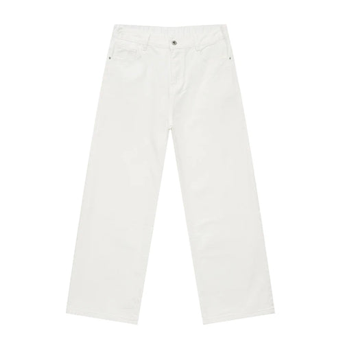 Load image into Gallery viewer, Men Bottoms Elastic Waist New Fashion Denim Pants Solid Color Straight Leg Male Jeans Summer Simple Men's Wear 9C4738
