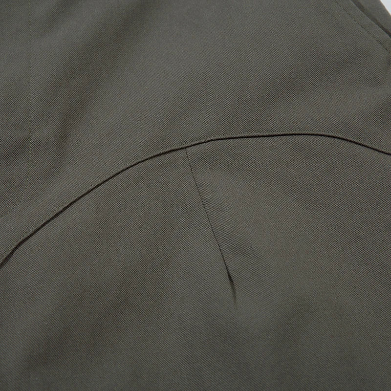 Men's Causal Shorts New American Pleated Cropped Summer Loose Solid Color Simple Design Straight Leg Male Clothing 9W1889