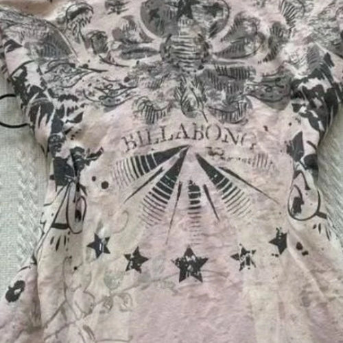 Load image into Gallery viewer, Women Vintage Print All Match Slim Waist Tees Streetwear Grunge V-neck Tops Y2k Aesthetic Casual T-Shirts Female Korean Harajuku
