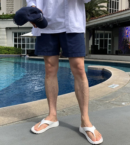 Men's Cargo Shorts New Summer Loose Solid Color Trendy Straight Leg Elastic Waist Male Clothing Korean Style 9W1848