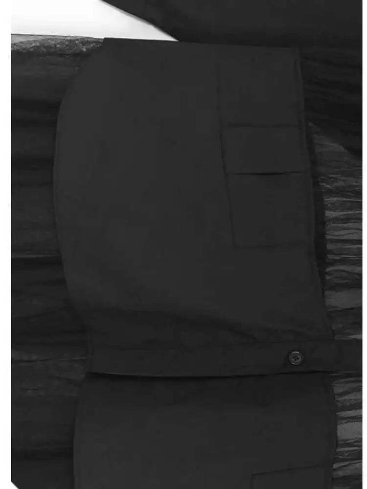 Women Black Mesh Perspective Big Size Midi Shirt Dress New Lapel Long Sleeve Fashion Tide Spring Autumn 2025 1DJ0140