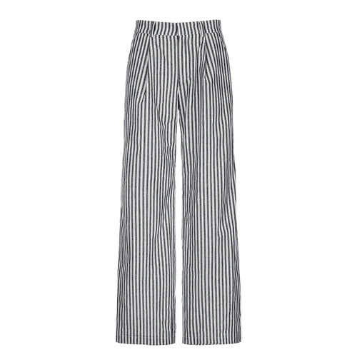 Load image into Gallery viewer, Streetwear Striped Straight Leg Women Trousers Casual Basic Office Ladies Chic Pants Full Length Contrast Sweatpants
