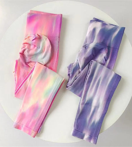 QK Aurora Women Bubble Butt Push Up  Yoga Pant Fitness Workout Gym High Waist Scrunch Tight Mujer Gym Seamless Leggings