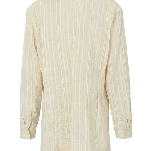 Load image into Gallery viewer, Women Black Pleated Big Size Thin Blazer New Lapel Long Sleeve Loose Fit Jacket Fashion Tide Spring Autumn 2025 1DF3148
