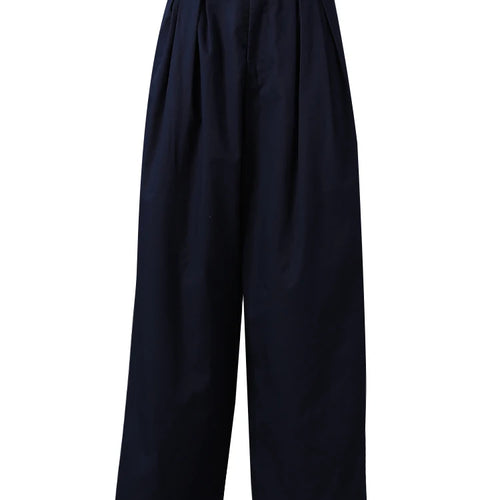 Load image into Gallery viewer, High Waist White Brief Pleated Long Wide Leg Pants New Loose Fit Trousers Women Fashion Tide Spring Autumn 2025  1DH0236
